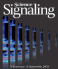 Science Signaling cover, 2009, vol. 2 (no. 87) // Image by Adam Byron // Reproduced with permission from AAAS